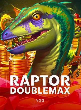 ภาพหน้าปกเกม Raptor Doublemax ประกอบเนื้อหาหน้าทางการของค่ายของ pgslot official