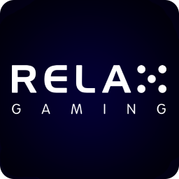 โลโก้ค่ายเกม Relax Gaming ที่พบชื่อในดัชนีเกม pg